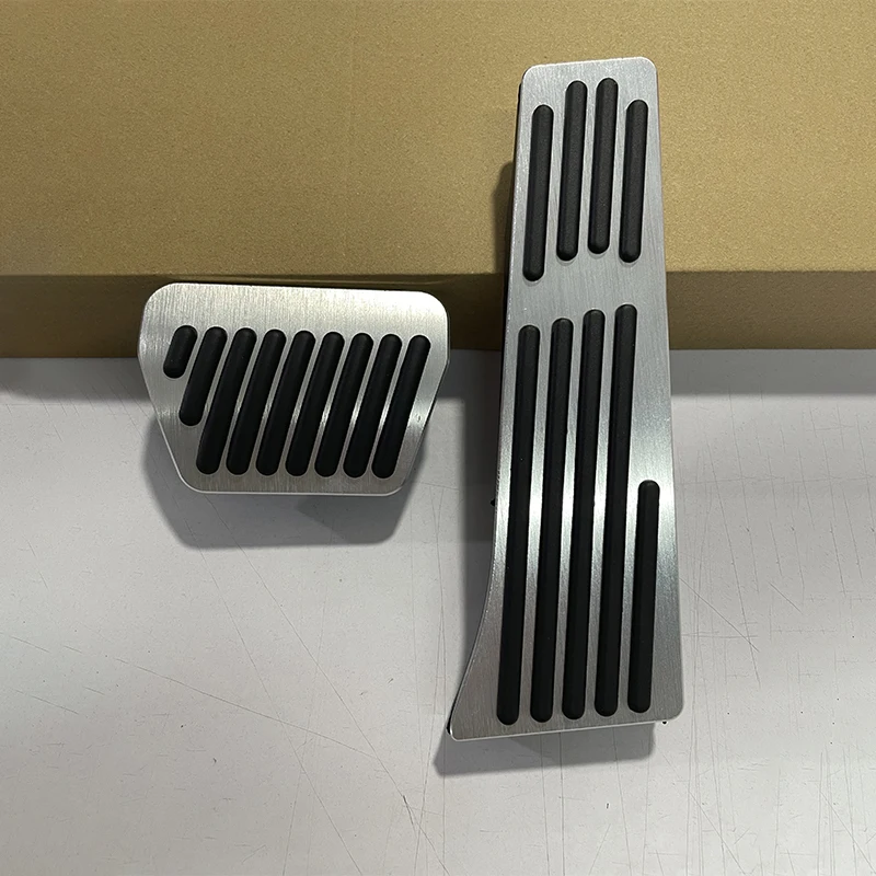 Car Accessories For BMW X5 X6 E70 E71 E72 F15 F16 F85 F86 Aluminum Footrest Pedal Accelerator Brake Pedals Cover Anti-Slip Pads