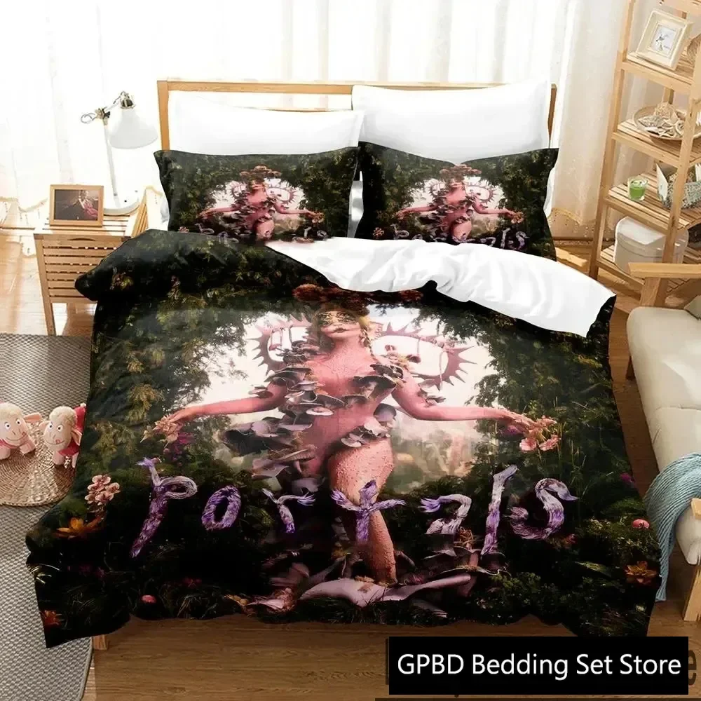 

3D Print Portals Melanie Martinez album Bedding Set Double Twin King Duvet Cover Comforter Pillowcase Boys Girls Adults Bedroom