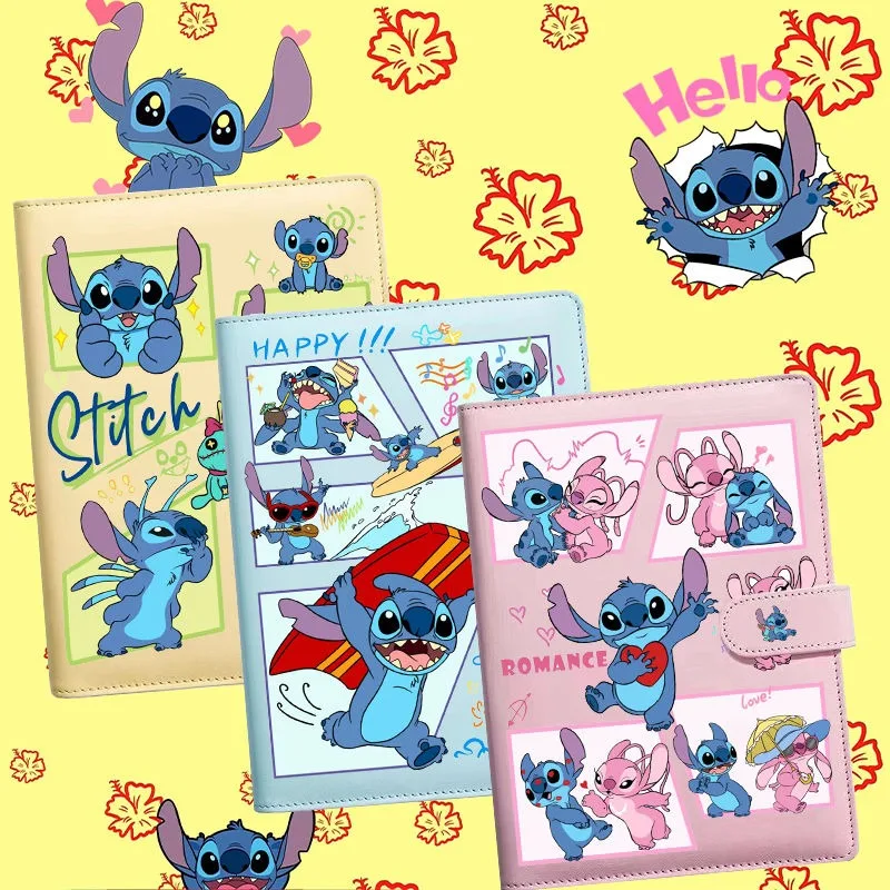 

New Disney Lilo and Stitch Anime Cartoon Notebook Composition Book Cartoon School Supplies School Stationery Student Girls Gift