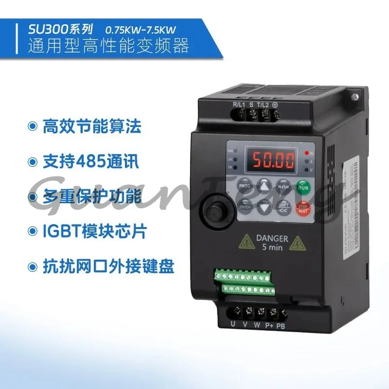 220V 380V Economical VFD Variable Frequency Drive Converter Inverter 0.75‑5.5KW Motor Speed Controller