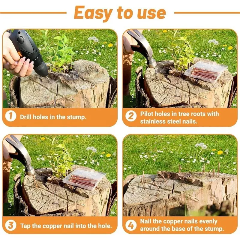 LUCKshopping Tree Stump Root Killer-For Landscaping& Garden Nailing Tool 4