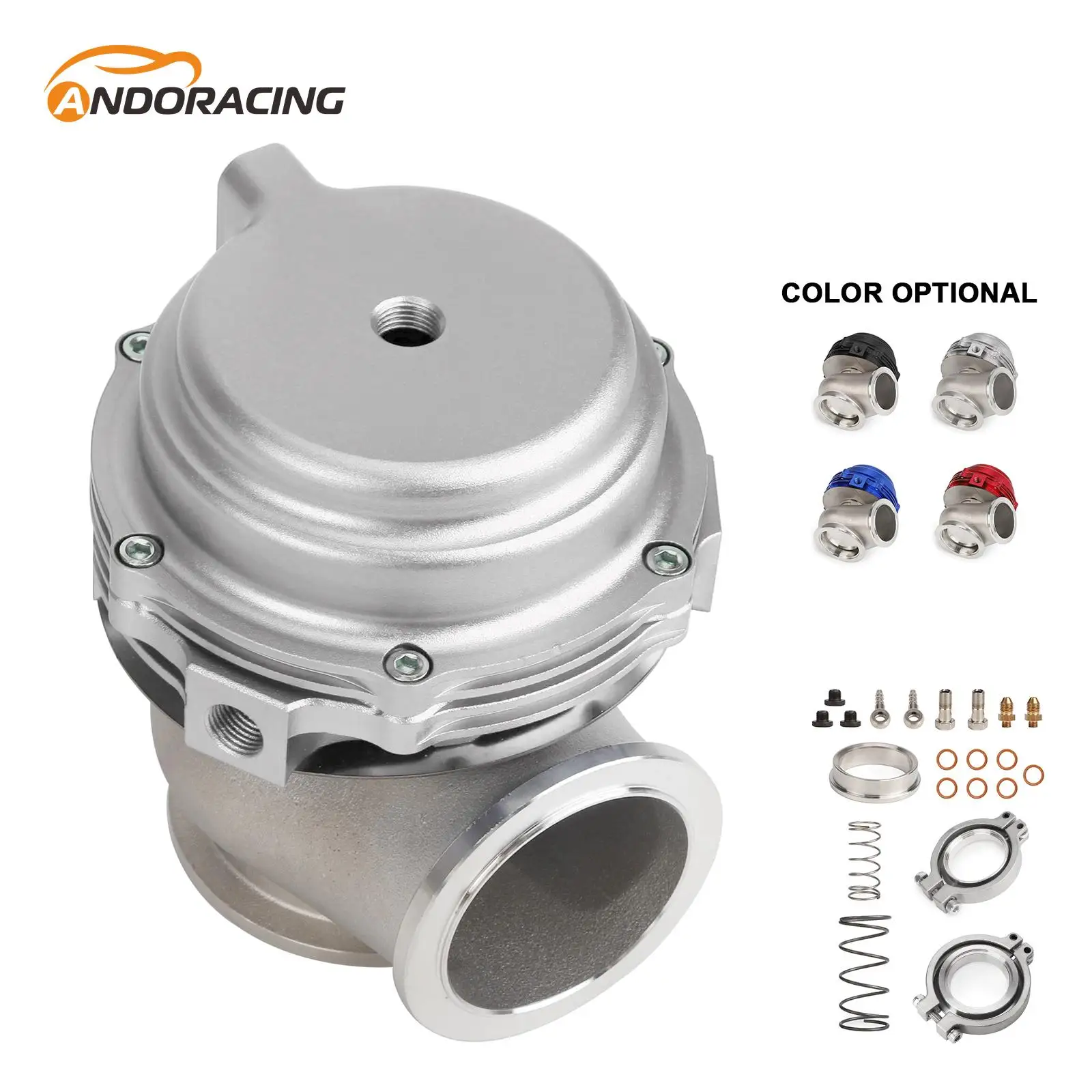 

Car 44mm External Wastegate MVS V-Band Flange Turbo Waste For Supercharge Manifold