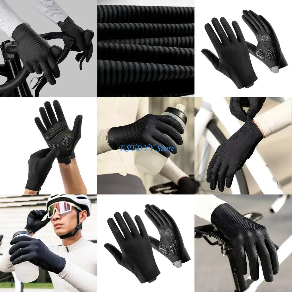 

G6DE Durability Half Finger Bike Gloves Sun Protecting Light weight Nylons Gloves