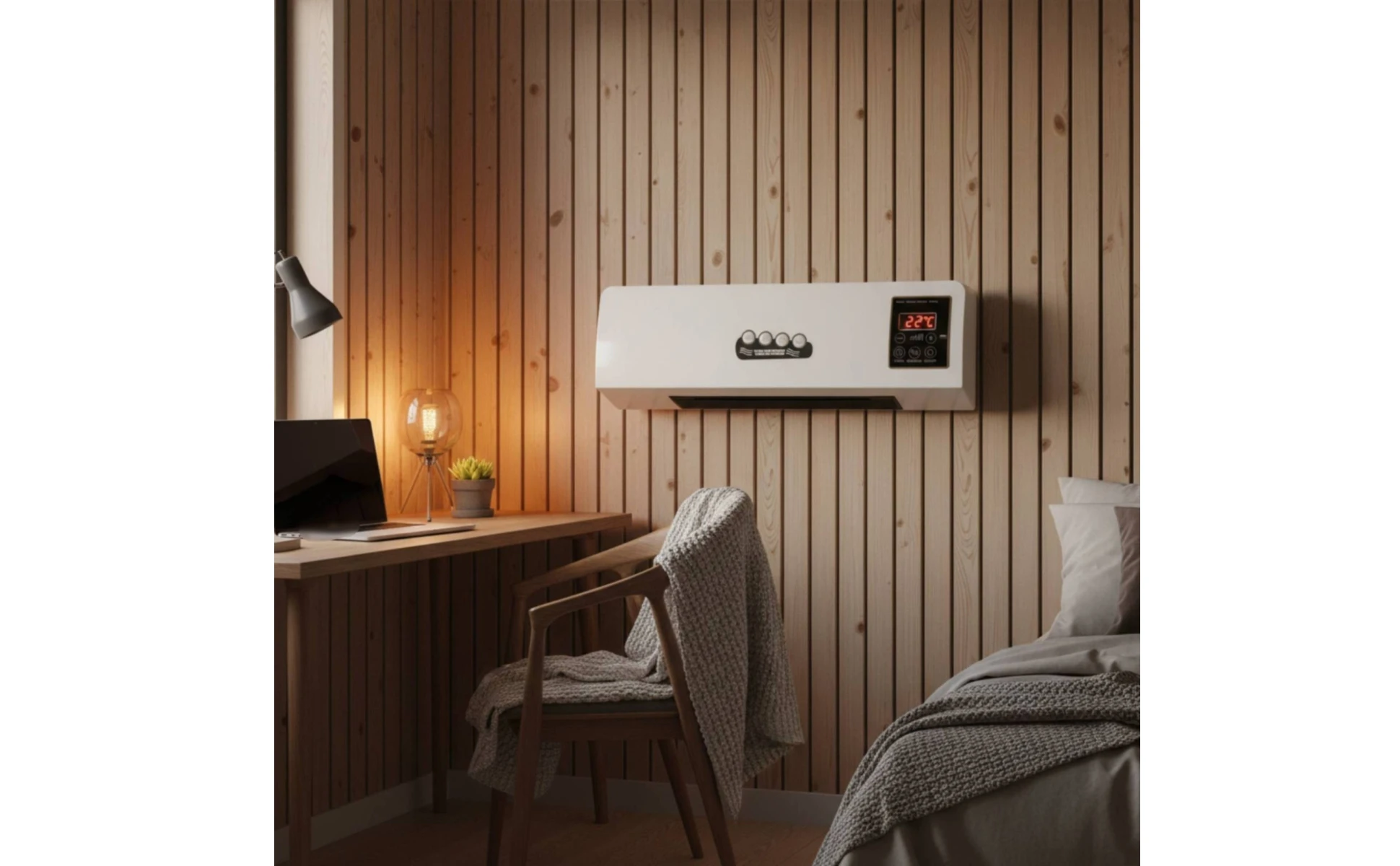 Heater and Air Conditioner PTC Fast Heating Wall Mounted Heater Cooler Portable Mini Heating and Cooling 6-Hour Timer Climate Heater and Air Conditioner PTC Fast Heating Wall Mounted Heater Cooler Portable Mini Heating and Cooling 6-Hour Timer Climate