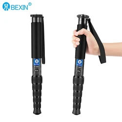 BEXIN P306C Professional Carbon Fiber Monopod Lightweight Portable Travel Monopod Stand for Digital SLR Camera Video Photography