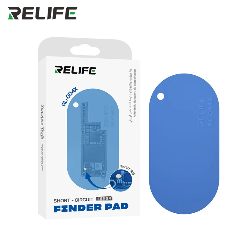 RELIFE RL-004X Motherboard Short Circuit Finder Pad 35C Thermochromic Color Change Test Sheet for Phone Mainboard Fault Detectio