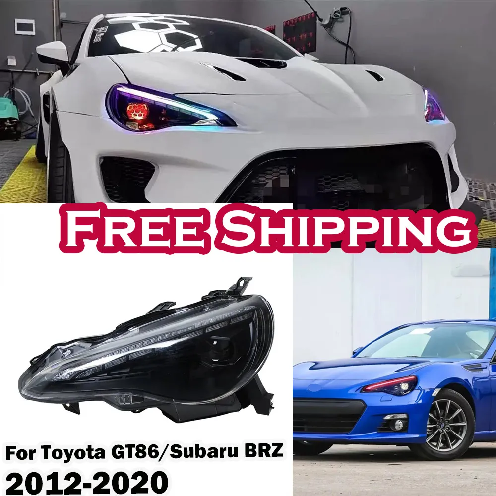 

Car Headlights For Toyota GT86/Subaru BRZ 2012-2020 Upgraded LED Headlamps Dynamic Turn Signal Lamp Brake DRL Car Accessories