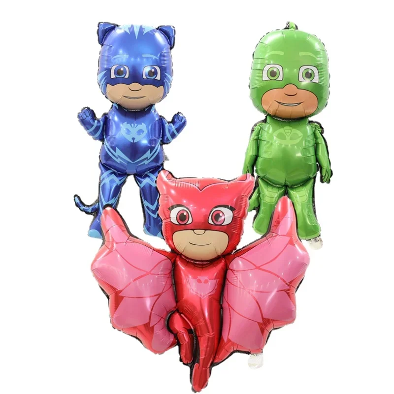 1Pcs/set Pj CartoonGreg Connor Foil Balloons Amaya Figure Globos Baby Shower Girl Boy Present Birthday Party Decorations