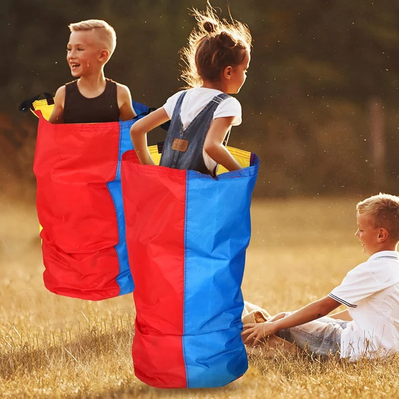 Nieuwe Potato Bag Game Potato Sack Race, Game Potato Sack Race, 3-pootsrace Geschikt voor volwassen familie gazon tuin dagspel