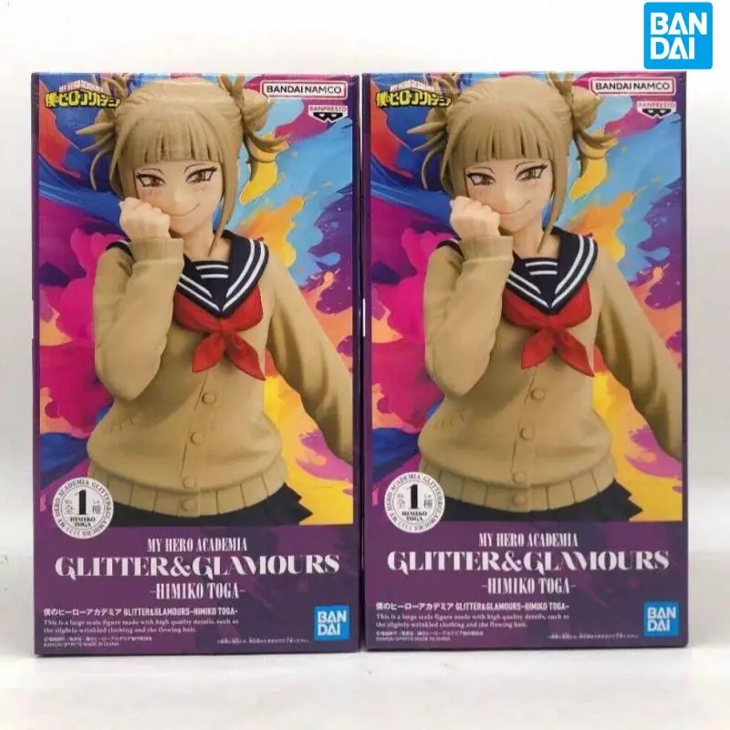 

Original Bandai My Hero Academia Shining Charm Toga Himiko action Figures Model Collection Ornament Garage Toys