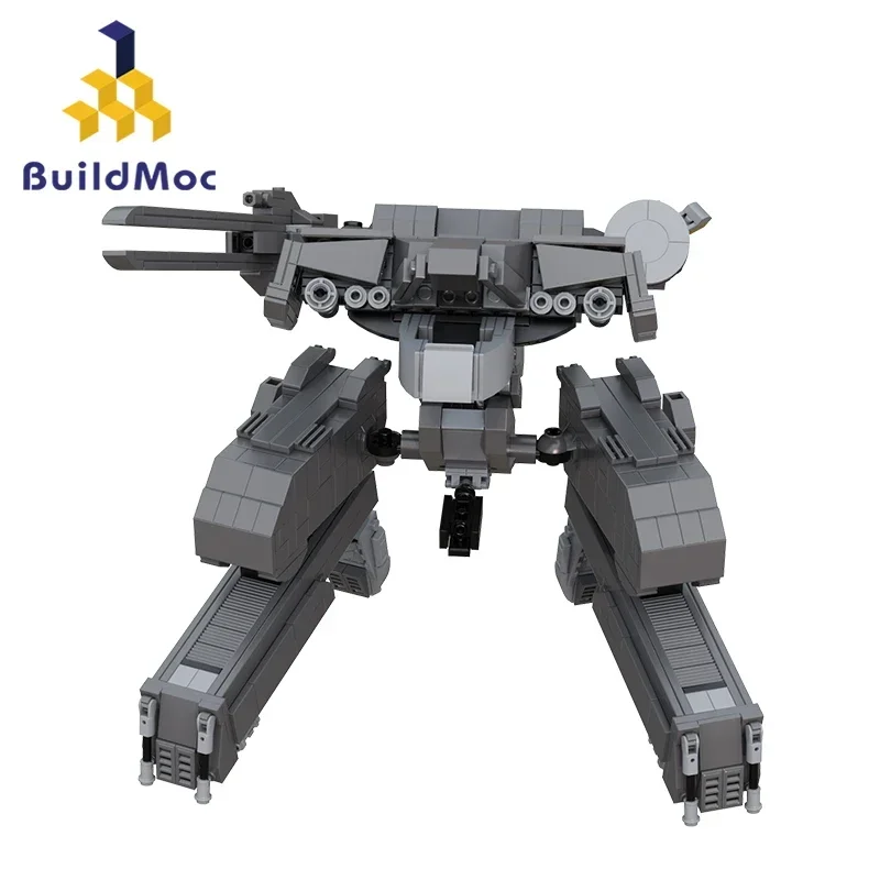 

BuildMoc Medium-Sized Metal Geared Solid Rex Robot Building Blocks Set High-Tech Battle Mecha Toys Brick Toy For Children Gifts