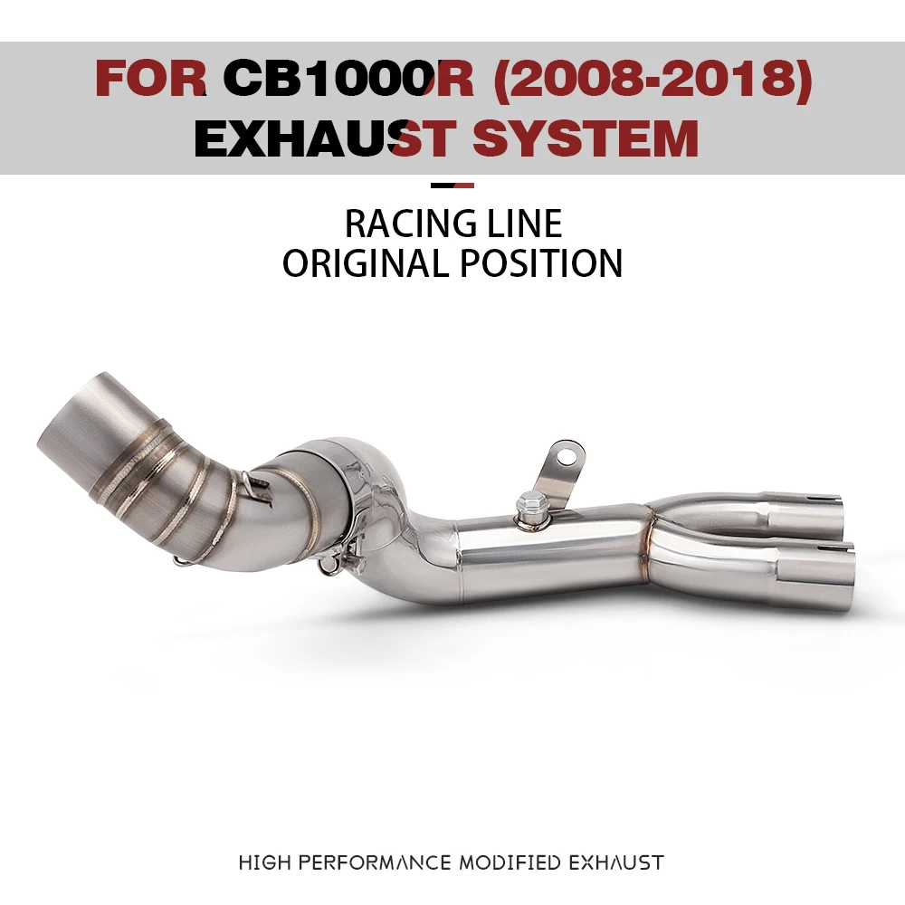 

Подходит для выхлопной системы CB1000R (2008-2018) модификация средней выхлопной трубы и соединительной трубы.