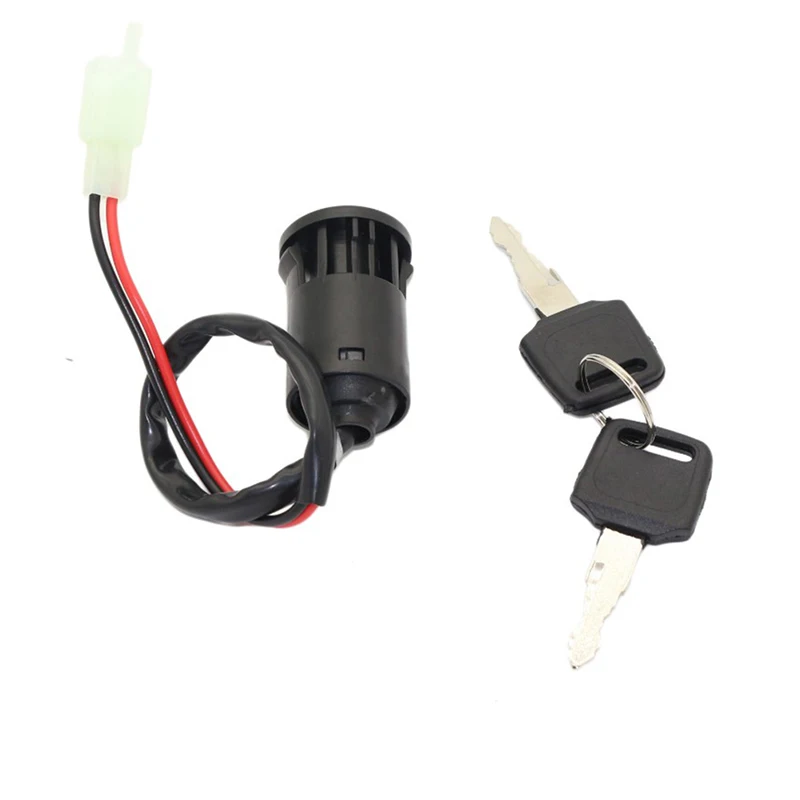 ATV Ignition Key Switch Universal 2 Wires Ignition Keys Start Switch Lock Key  for POCKET DIRT BIKE ATV SCOOTER U KS51