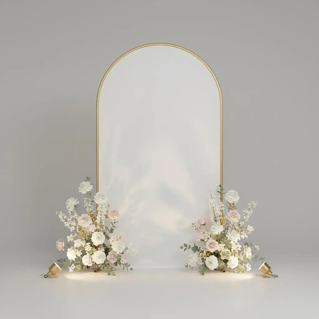 

Арочная подставка для фона, 7,2 x 4 фута, устойчивая конструкция, простая сборка, 1 шт., золотистая металлическая арочная подставка с чехлом для свадеб