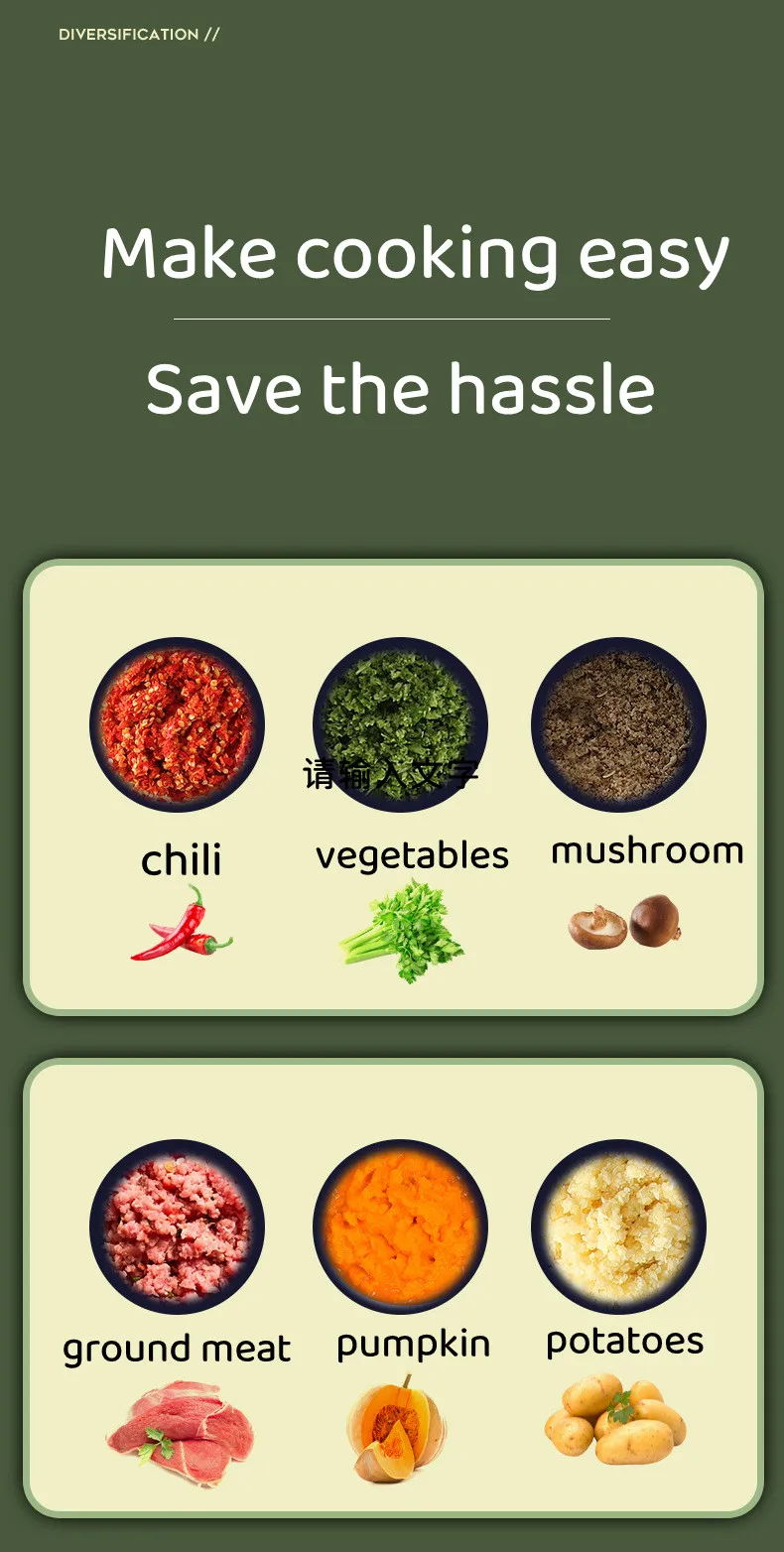 100/250ML ไฟฟ้าอาหาร Chopper กระเทียม Crusher เครื่องบด Mini ผักกระเทียม Chopper Masher เครื่อง Gadgets ครัว