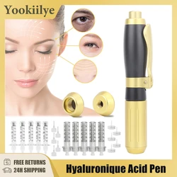 Hyaluronzuur Pen Hoge Dichtheid Metalen 2 In 1 Hoge Druk Voor Anti Rimpel Lifting Lip Hyaluron Gun Verstuiver Lip injectie Pen