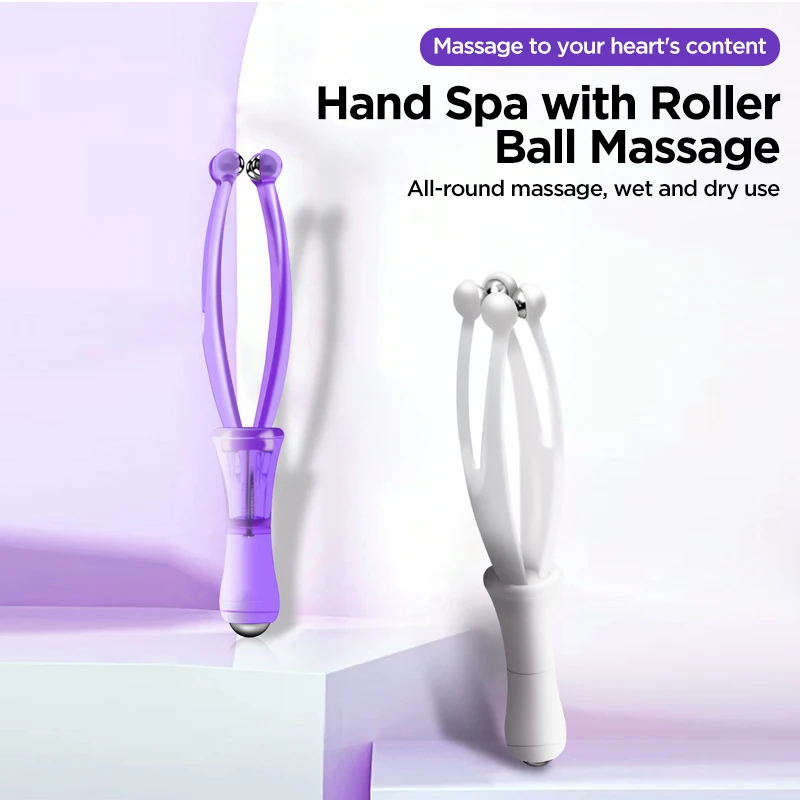 Nieuwe Vinger Massager 360 Graden Rollende Stalen Bal Massage Gezondheidszorg Tools