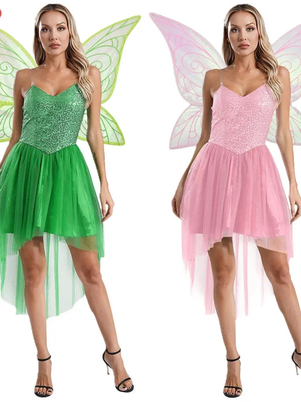 

Новый костюм для Хэллоуина 2026: Косплей Доктора Эльфа, Крылья феи, Традиционный женский наряд, Сценический костюм Ханьфу