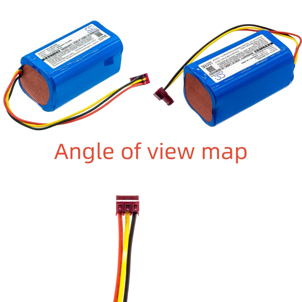 Li-Ionen-Akku für Lazer Runner. 7,4 V,5200mAh, kompatibler 6800 mAh 4-Zellen-Li-Ionen-Akku, icr18650 2 s2p