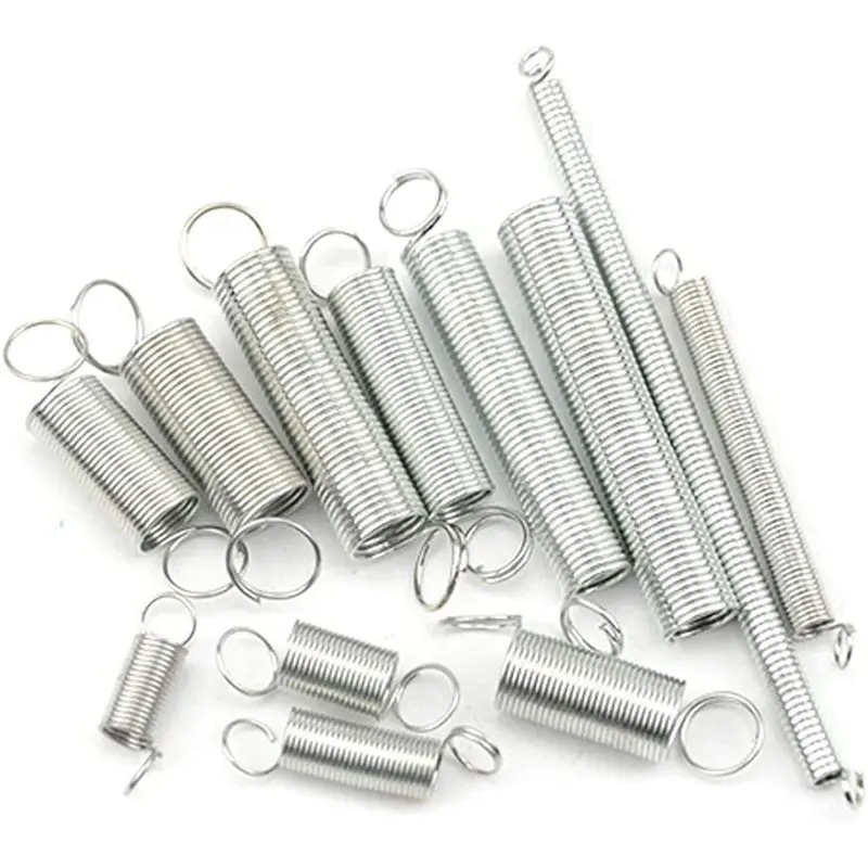 200 Piece Extension and Compression Spring Set Zinc Plated Steel