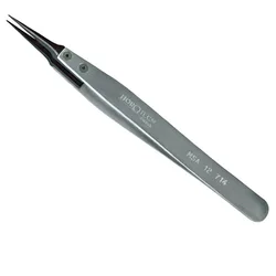 HOROTEC MSA12.714 Watchmaker Tweezers Very Fine Black Carbon Fibre Hard Tips