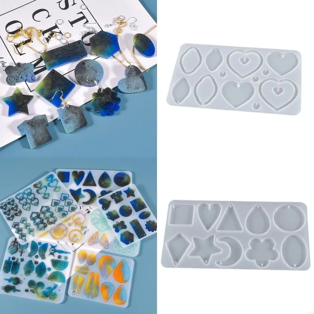 Pendant Silicone Mold Fruit Resin Mold For DIY Earring Keychain Crystal Epoxy Resin Jewelry Making