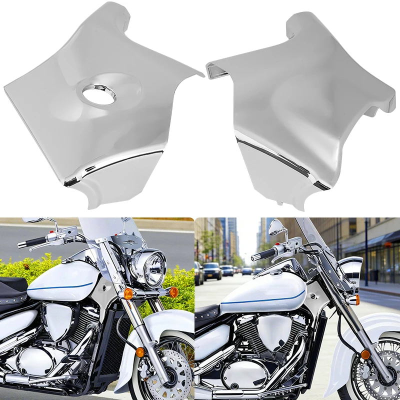 

Chrome Front Fork Wire Frame Covers For Suzuki Volusia C50 VL400 VL800 Boulevard 2001-2017 Motorcycle Parts