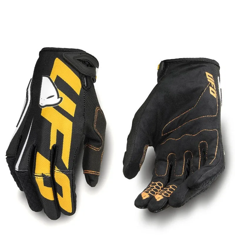 Latest Version UFO Fashion Off-road Motorcycle Gloves Men Women Mountain Bike Gloves BMX Soft Breathable Motocross Racing Gloves