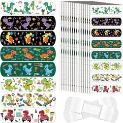 Desenhos animados Dinosaur Band Aid, Emplastros Kawaii, Primeiros Socorros Tiras, Bandagens adesivas, Molho ferida, Patch Tape, Woundplast, 80pcs por conjunto