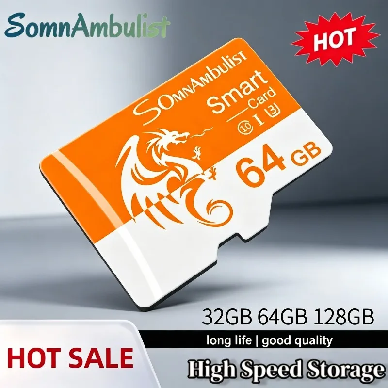 

SomnAmbulist 64GB High Speed Mini TF Card C10 U3 A1 Memory Card for Drone Audio Surveillance Device TF Card