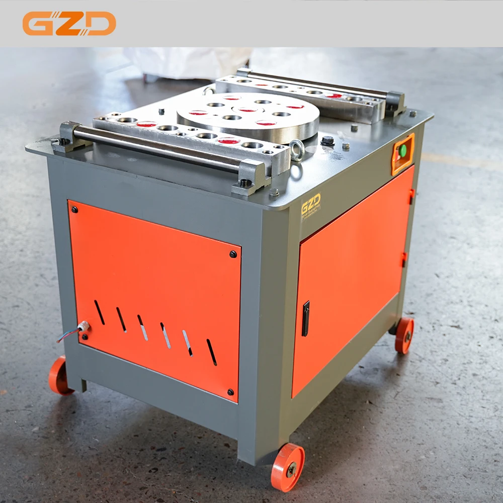 Customized Heavy Electric Steel Round Bar Bender GW50 Steel Rebar Bending Machine