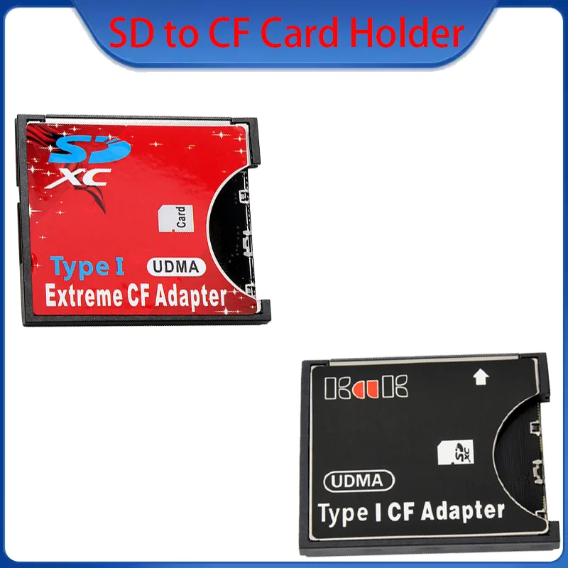 

1 шт. держатель карты SD-CF поддерживает беспроводной WIFI SD CF Card Camera Card TYPE I Тонкий держатель карты Черный Красный Для камеры Компьютер