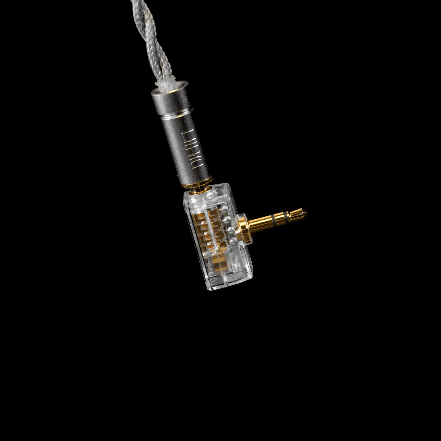 ddHiFi DJ44 Air 4.4mm To 3.5mm Transparent Audio Adapter Plug For Music Player Headphone Amplifier