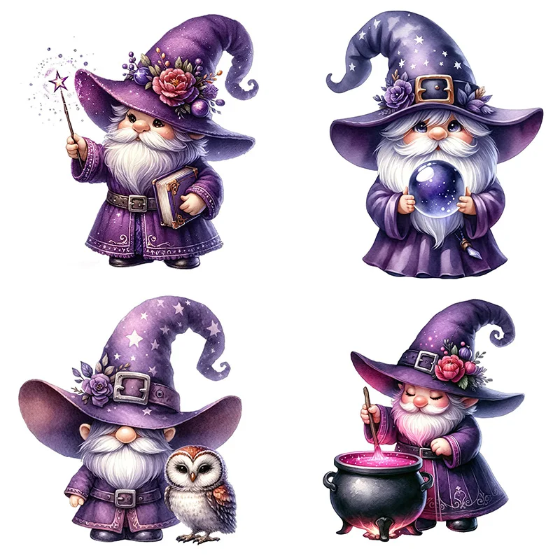 

MT914# Witch Gnome Stickers,Wall Toilet Decal Removable, Vinyl Car Sticker for Bathroom Decor, Outdoor Indoor Use