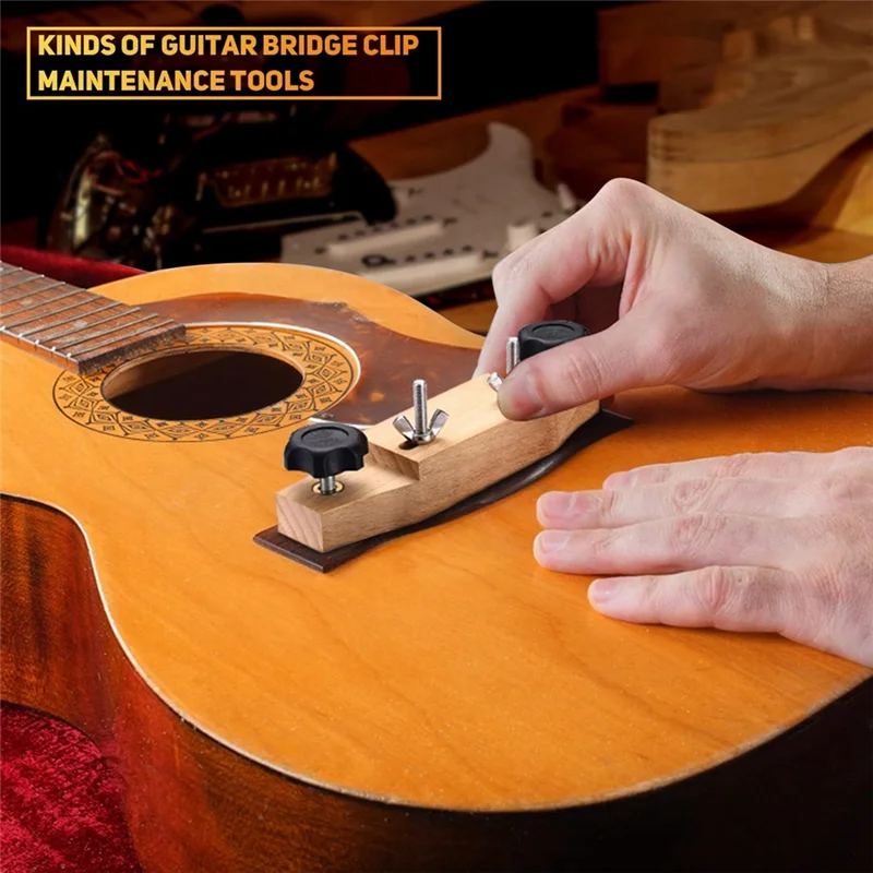 Abrazadera de puente de guitarra AA87C, abrazadera de puente de nivel de entrada acústica, para accesorios de guitarra clásica/acústica, herramientas Luthier