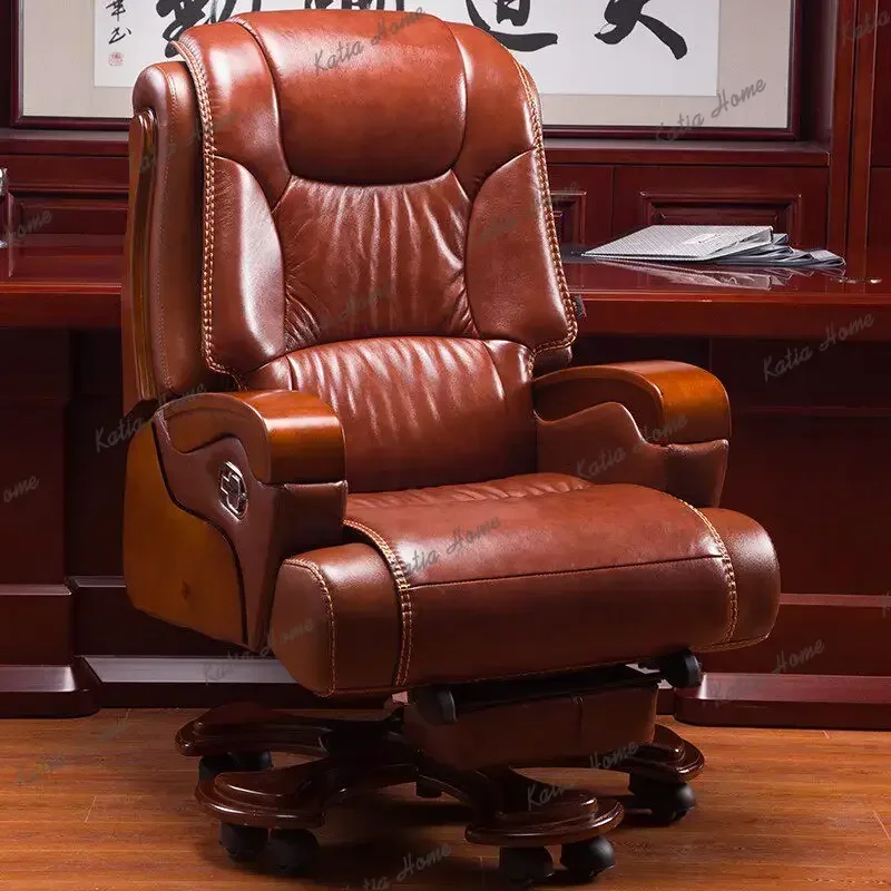 Executive Lounge Office Chair Leather Folding Kneeling Playseat Office Chair Gaming Tourist Sillas De Oficina Theater Furniture