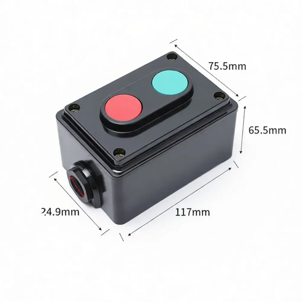 High Quality LA4 3H Push Button Switch Box Industrial Control Station Machine Operation Start Stop Electric Housing