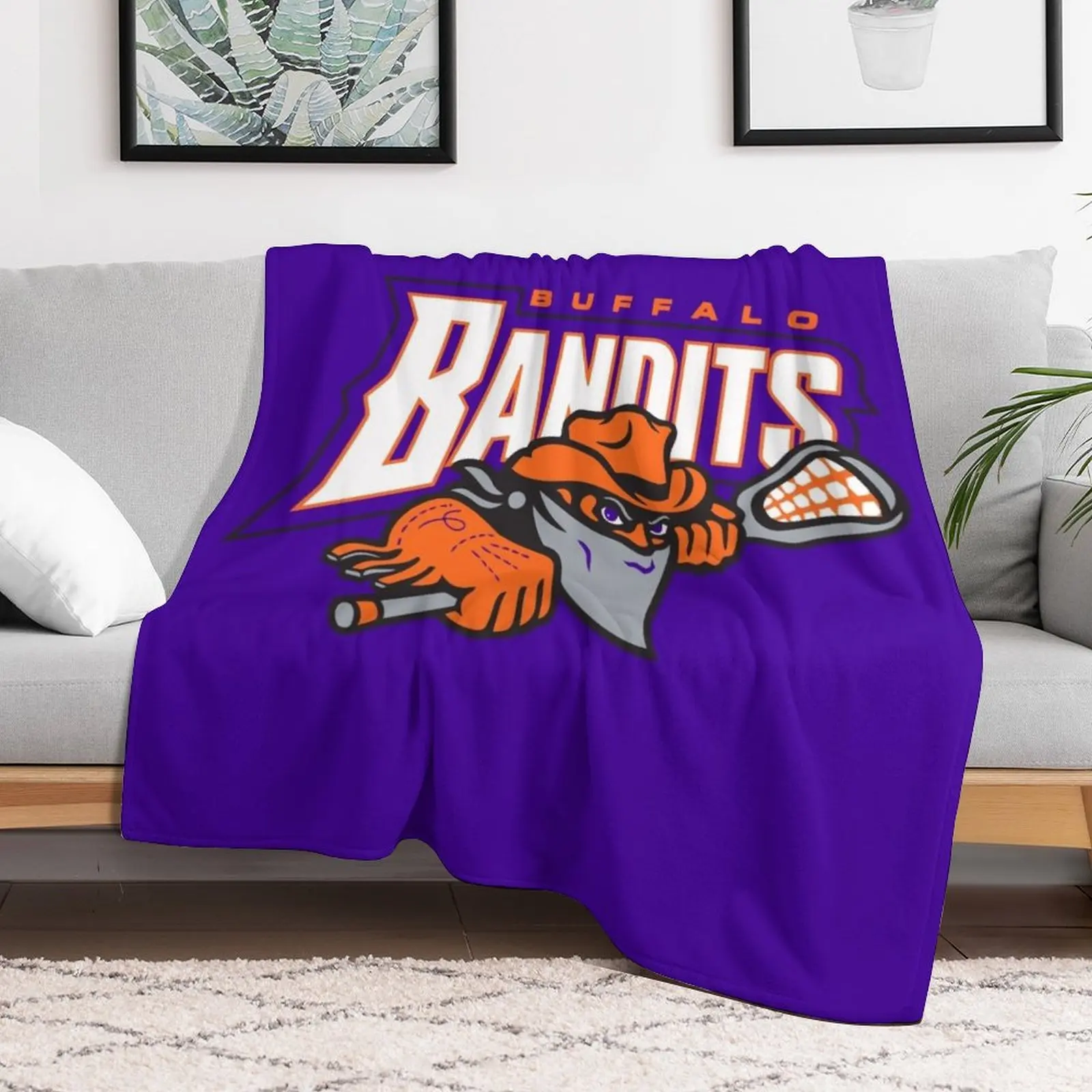 LC_The Buffalo Bandits Essential Throw Blanket Bed Fashionable funny gift Multi-Purpose Soft Plush Plaid Blankets