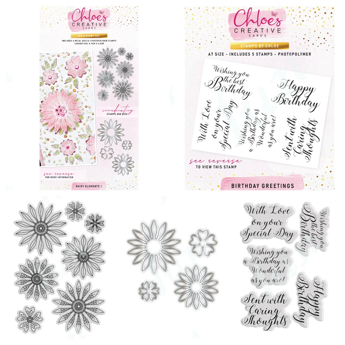 

Daisy Elements Flowers Frames Metal Cutting Dies Stamps DIY Scrapbooking Photo Album Decorative Embossing Paper Card Crafts Die