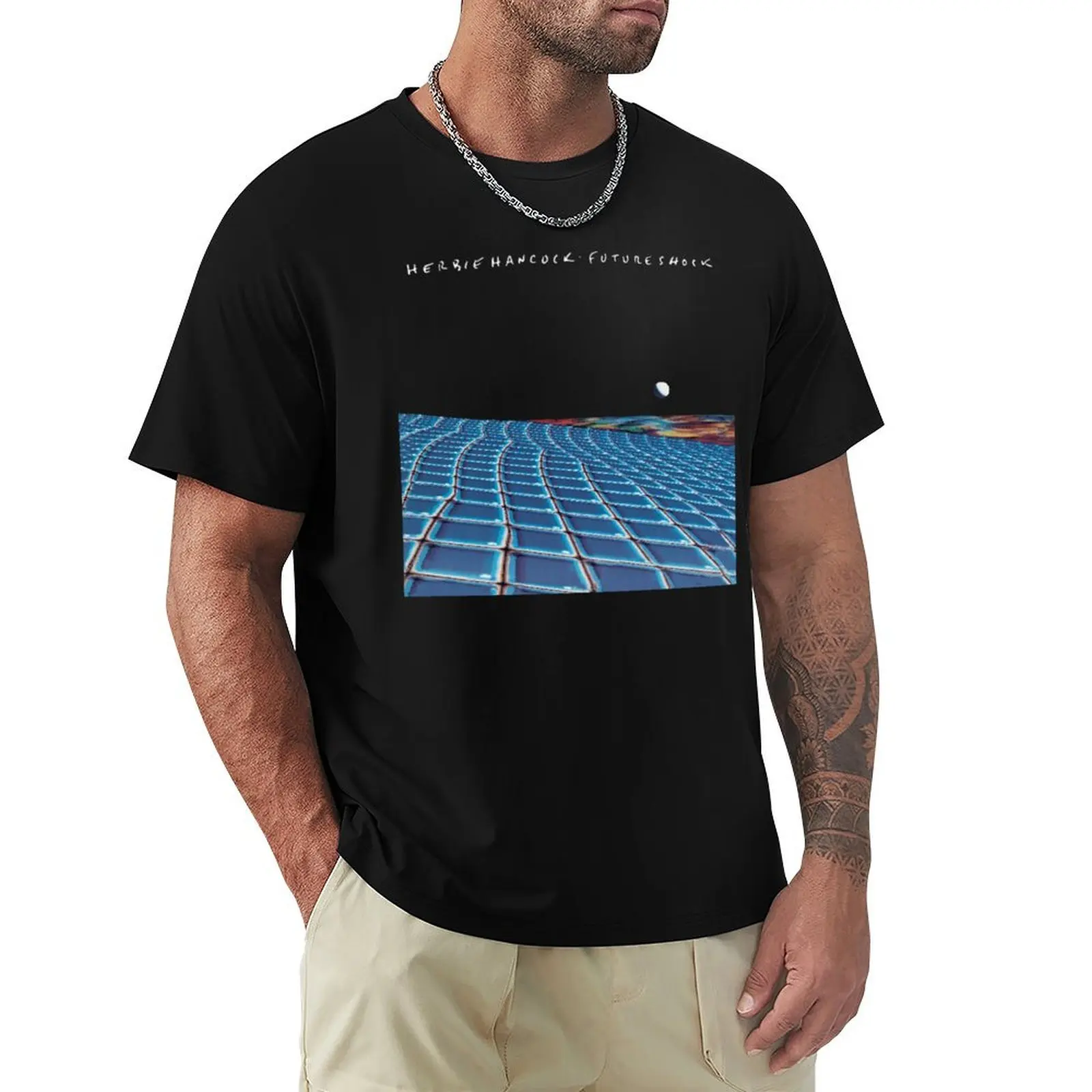 Herbie Hancock - Future Shock Album T-Shirt t shirt man luxury T-Shirt