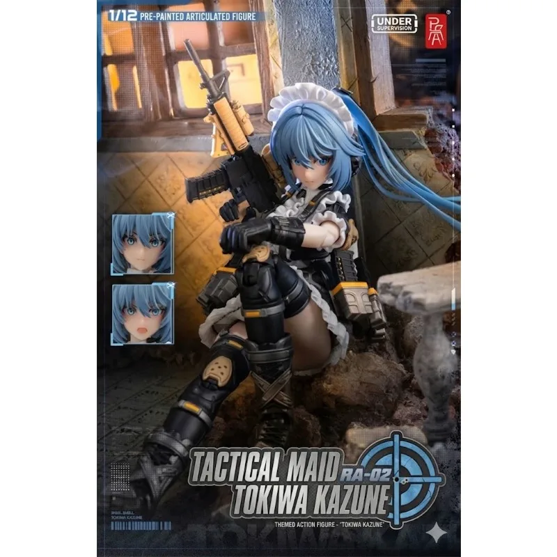 

【Ready Stock】Snail Shell RA-02 Tactical Maid Kazane Tokiwa Action Figure Collection Model Painted Gift