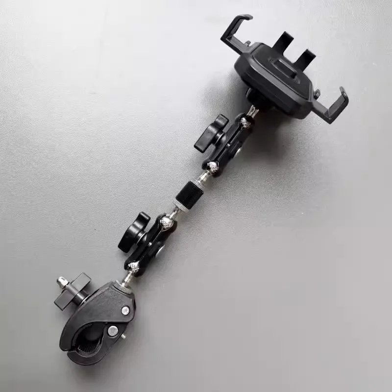 

Outdoor Live Streaming Mobile Phone Holder Metal Joint Clip Truck Armrest Car Mounted Holder for Stable Video Streaming