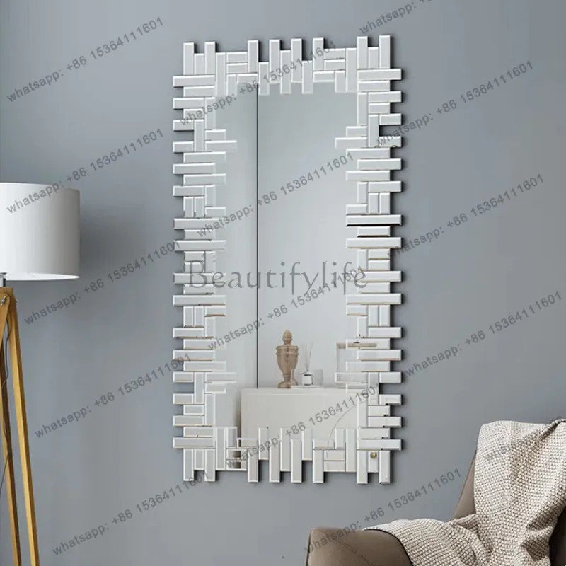 Painting living room butterfly wall French ornament mirror advanced desktop feeling decoration retro style