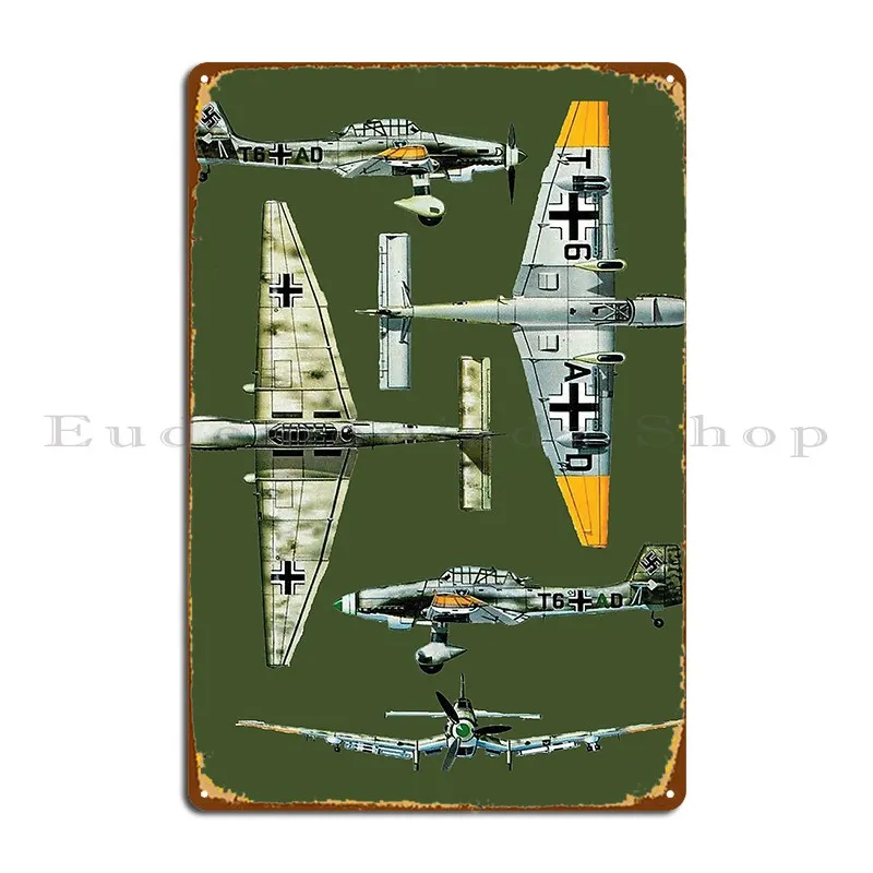 Ju 87 Metal Sign Pe…