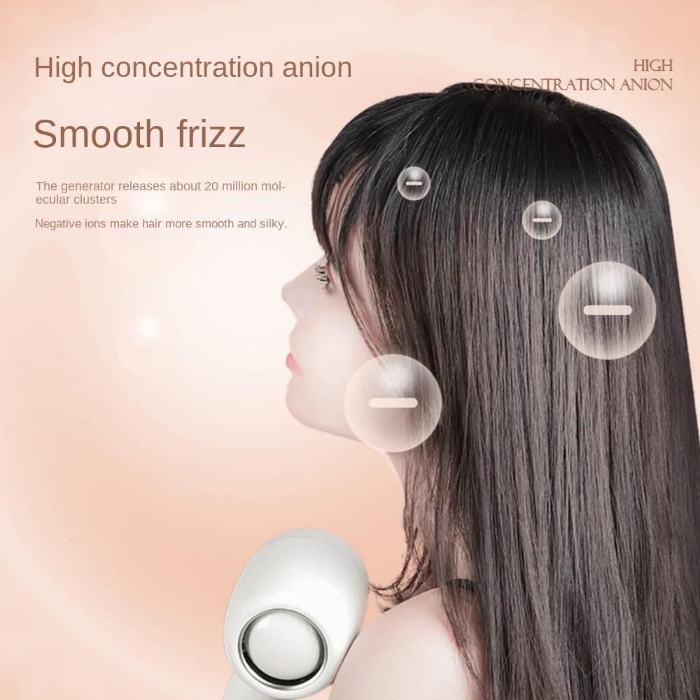 مجفف شعر صغير 800 واط أنيون المحمولة المنزلية ثرموستاتي العناية بالشعر ماكس معدل تدفق الهواء طالب السفر مطرقة مجفف شعر Hogar