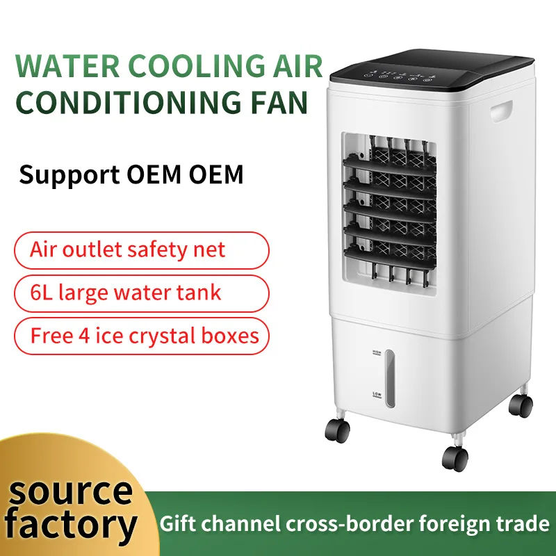 Portable Evaporative Air Cooler Fan, Remote Small Mobile Water Cooling Fan for Home Office Bedroom,Personal Mini Air Conditioner