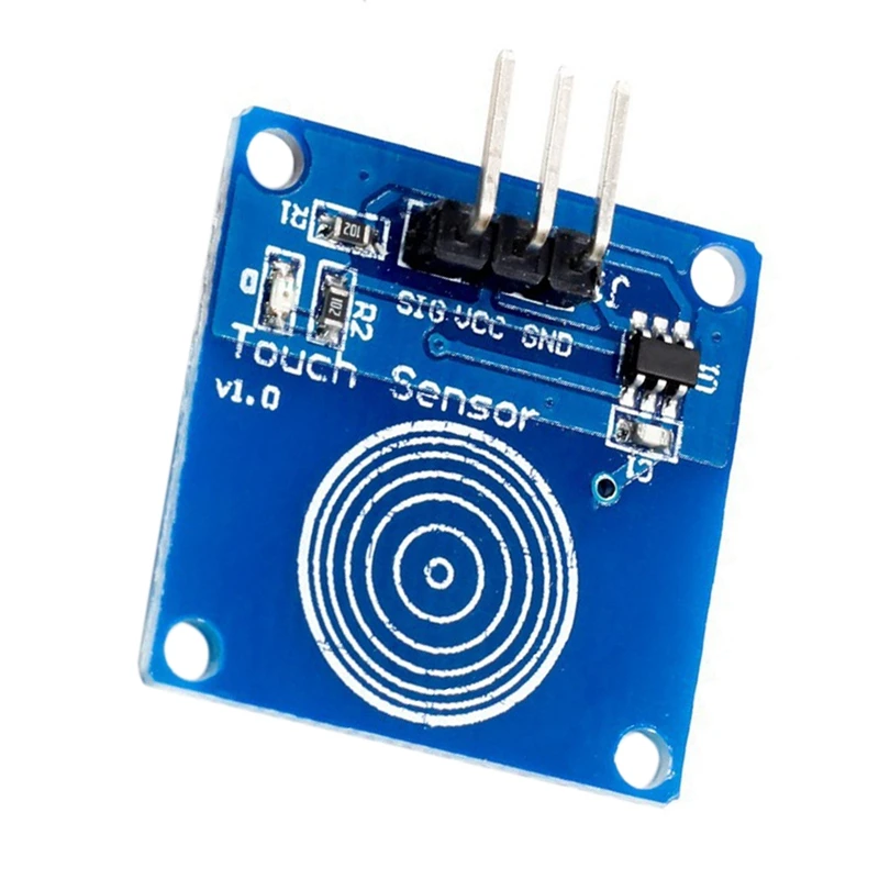 Módulo de Interruptor táctil capacitivo, Sensor táctil Digital, 5 piezas, TTP223