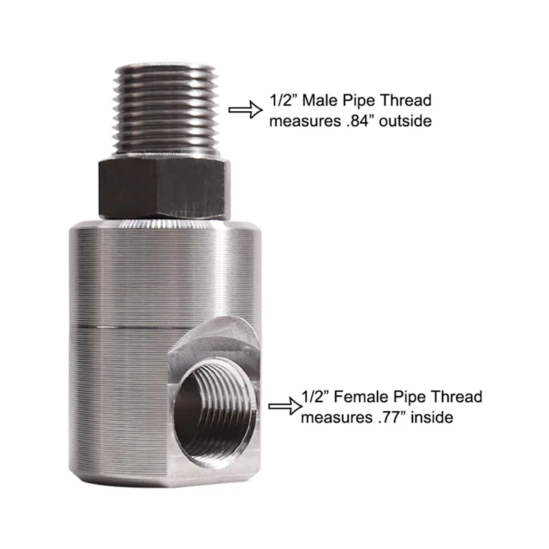 

A55TSuper Swivel 1/2 Inch Heavy Duty Hose Reel Swivel - Hose Reel Component Fittings for Multiple Applications