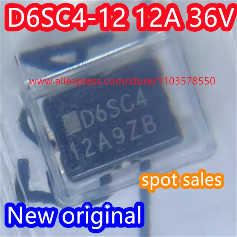 10PCS  D6SC4-12 12A 36V lithium battery three terminal fuse brand new original NECSCHOTT