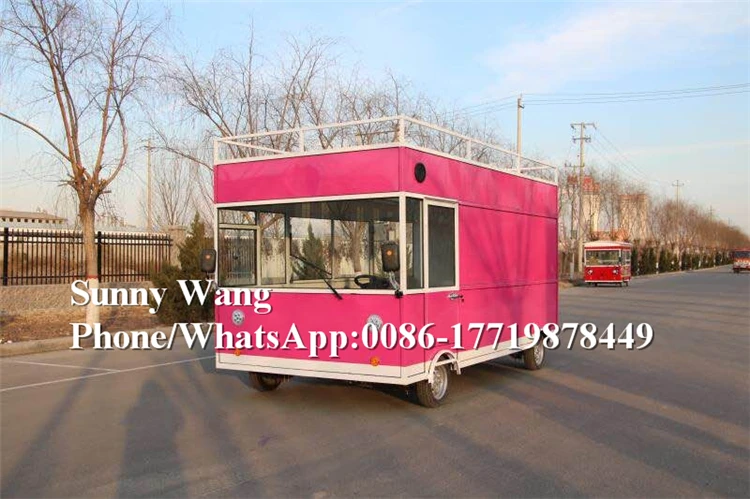 OEM mobile kitchen churros caravan coffee cart food cart bbq food truck food concession trailer